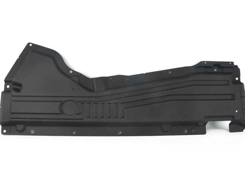 Protector inferior lateral izquierdo OEM 51757308671 para BMW F15, F85, F16, F86. Original BMW.