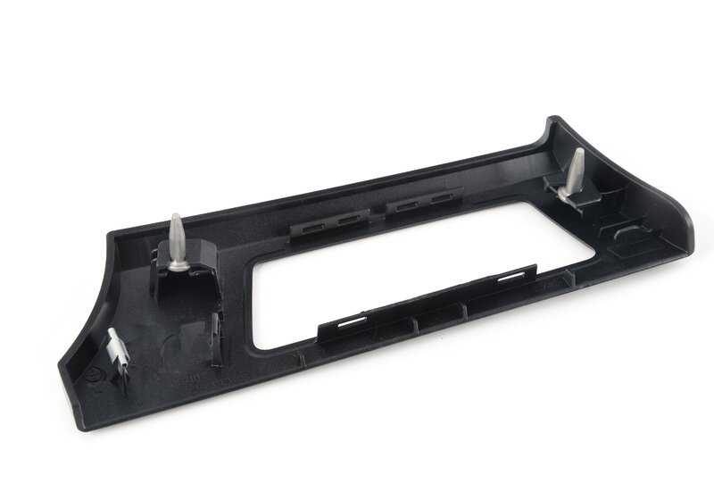Embellecedor salpicadero izquierdo OEM 51457900801 para BMW E90, E90N, E92, E92N, E93, E93N. Acabado titan shadow. Original BMW.