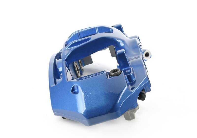 Pinza de freno derecha OEM 34117852968 para BMW X5 M (F85), X6 M (F86). Original BMW.