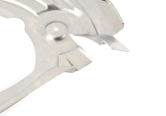 Protectores de freno delantero izquierdo OEM 34117991037 para BMW F90, F91, F92, F93 M5 y M8. Compatible con modelos con tracción total. Original BMW.