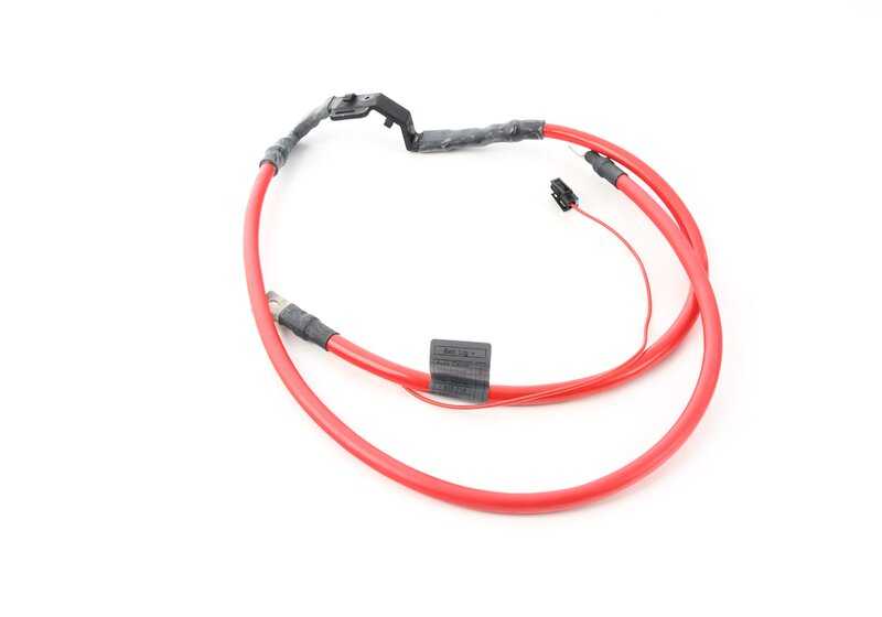 Cable de batería positivo para BMW Serie 5 E60 (OEM 61127835216). Original BMW