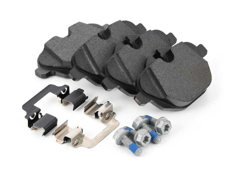 Juego pastillas freno traseras sin asbesto OEM 34216892642 para BMW Serie 5 G30 520i (2019-2020). Original BMW.
