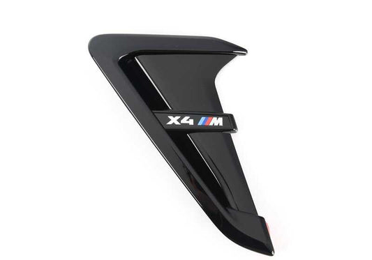 Acabamento do duto de ar no painel lateral esquerdo para BMW X4 F98, F98N (OEM 51138098093). BMW original