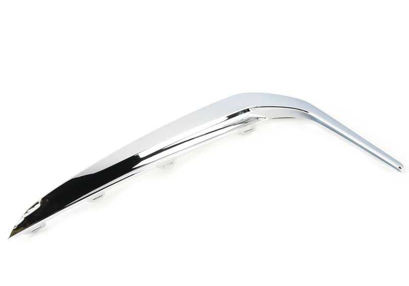 Moldura paragolpes delantera derecha OEM 51117475196 para BMW G11, G12 (todas las versiones: 730d, 730d xDrive, 730i). Original BMW.