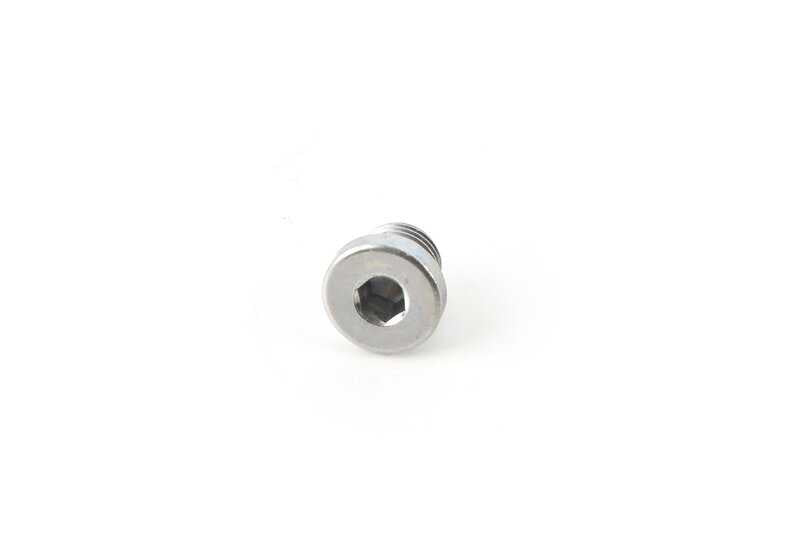 Tornillo de cierre OEM 11119904549 para BMW Motorrad {CK08, K09, FK80, K81, K82, K83, K84, RK50, K51, K52, K53, K54}. Original BMW.