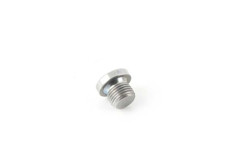 Tornillo de cierre OEM 11119904549 para BMW Motorrad {CK08, K09, FK80, K81, K82, K83, K84, RK50, K51, K52, K53, K54}. Original BMW.