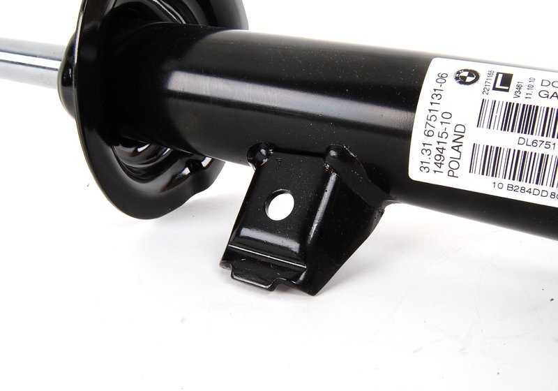 Amortiguador delantero izquierdo OEM 31316751131 para BMW E46. Original BMW.