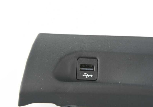 Embellecedor de piel para consola central inferior OEM 51458071513 para BMW F30N, F31N, F34N, F80N, F32, F32N, F33, F33N, F36, F36N, F82, F82N, F83, F83N. Original BMW.