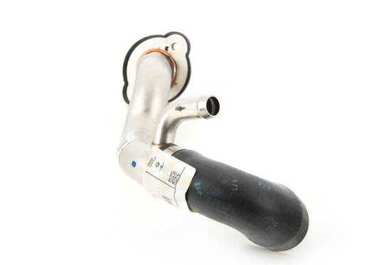 Tubería de refrigeración motor OEM 11537581873 para BMW F10, F11, F18, F01, F01N, F02, F02N. Original BMW.