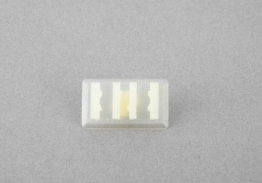 Soporte conector blanco OEM 61131381951 para MINI R56, F56, Clubman, Countryman... y más. Original MINI.