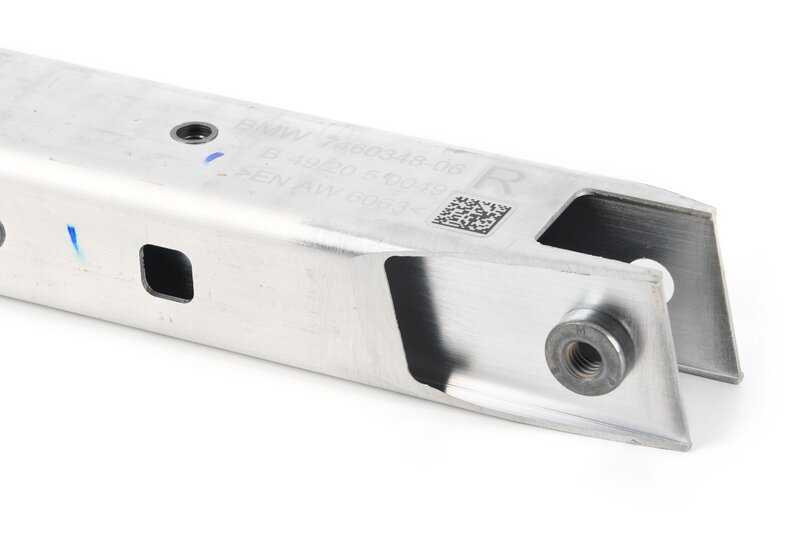 Supporto frontale (Crashbox) OEM a destra 51117460348 per BMW G20, G42 e Alpina {G20: M340I, Alpina B3, Alpina D3S | G42: M240I}. BMW originale BMW.