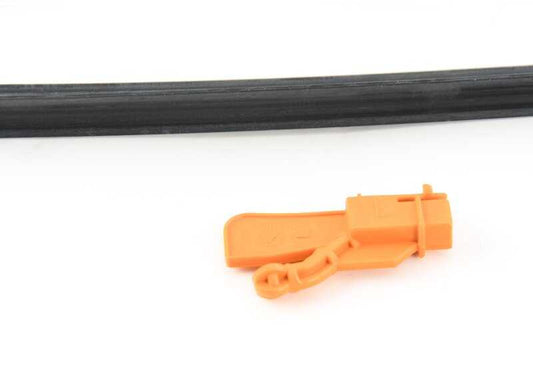 Embellimento della grondaia del parabrezza sinistro Stampa OEM 51317338615 per BMW X4 F26 (Modelli XDRive20D, XDrive20i, M40I). BMW originale.