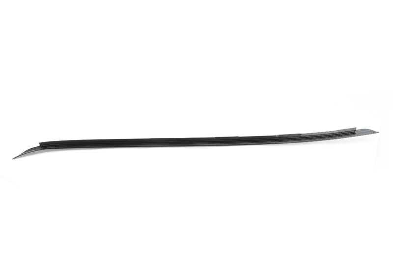 Embellecedor de canaleta del parabrisas izquierdo imprimado OEM 51317338615 para BMW X4 F26 (modelos xDrive20d, xDrive20i, M40i). Original BMW.