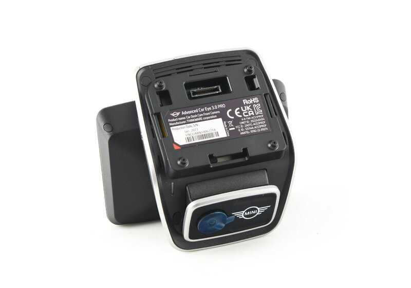 Advanced Car Eye 3.0 Pro OEM 66215A444A3 Surveillance Chamber for Mini F54, F55, F56, F57, F60, F65, F66, F67, J01, J05, U25. Automatic incident recording. Original Mini.