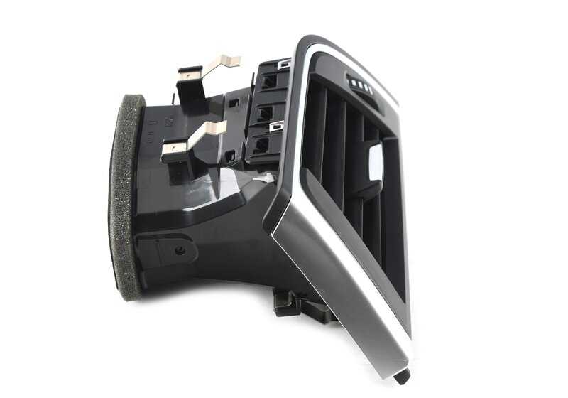 Rejilla de ventilación izquierda cromada OEM 64229346226 para BMW Serie 3 F30, F30N, F31, F31N, F34, F34N, F80N y Serie 4 F32, F32N, F33, F33N, F36, F36N, F83, F83N. Original BMW.