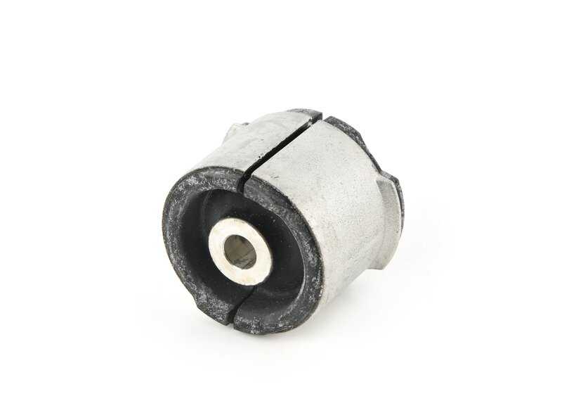 Silentblock de goma OEM 33326785200 para BMW Z4 E89. Pieza original BMW para soporte y fijación del tren trasero. Ideal si escuchas ruidos o notas vibraciones en la parte trasera. Original BMW.