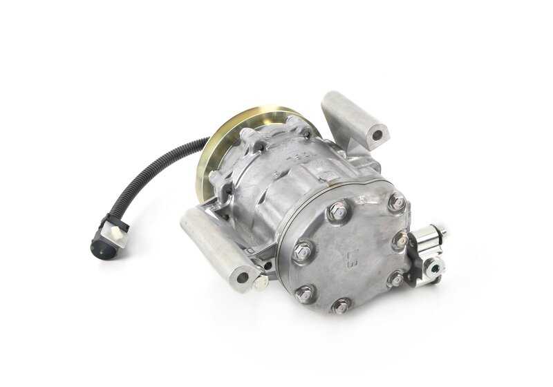 Compresor de aire acondicionado OEM 64528390468 para BMW E32, E34. Original BMW.