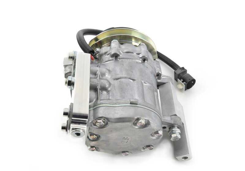 Compresor de aire acondicionado OEM 64528390468 para BMW E32, E34. Original BMW.