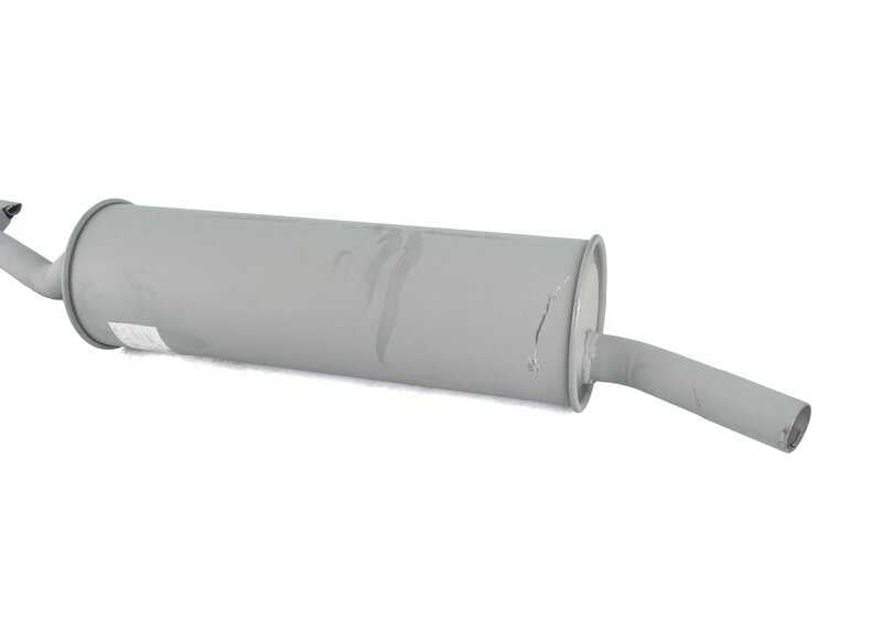 Silencioso trasero OEM 18101705812 para BMW E30. Compatible con modelos con sistema de escape trasero. Recambio original BMW.