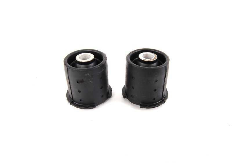 Silentblocks traseros OEM 33319059301 para BMW E36 316i (modelos BE11, BE12, BE21, BE22, CA11, CA12, CA21, CA22, CA71, CA72). Original BMW.