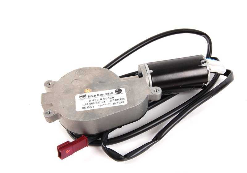 Motor para parasol trasero eléctrico OEM 67656914089 para BMW E38. Original BMW.