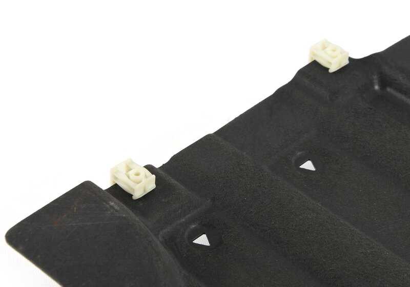 Cubierta inferior del suelo lateral delantera izquierda OEM 51757424881 para BMW G05, F95, G06, F96, G07. Compatible con modelos X5 y X6. Original BMW.