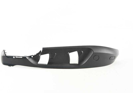 Tapa lateral derecha del asiento OEM 52107118484 para BMW E87, E90, E91, E84, F25, F26. Compatible con varios modelos Serie 1, Serie 3 y X1/X3. Pieza original BMW.