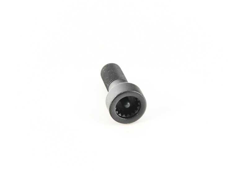 Tornillo de rueda con código OEM 36136776082 para BMW F20, F21, F22, F23, F30, F31, F34, F32, F33, F36, F07, F10, F11, F06, F12, F13, F01, F02, F04, F25, F26, E70, F15, E71, E72, F16. Original BMW.
