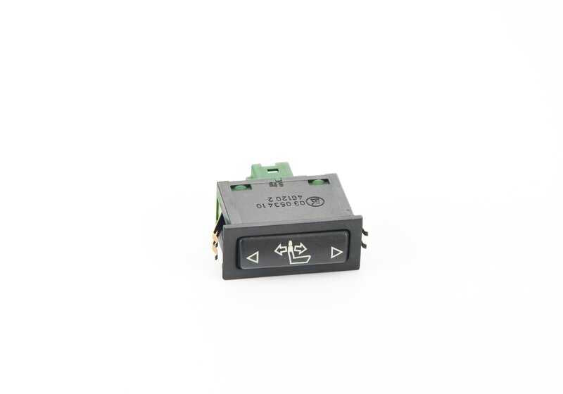 Interruptor regulación reposacabezas OEM 61318368930 para BMW E38. Original BMW.