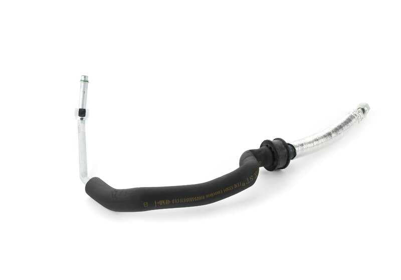 Kompressordruckrohr zum BMW E34 -Kondensator (OEM 64538390979). Original BMW.