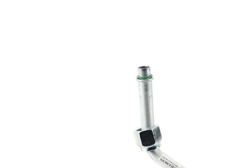 Kompressordruckrohr zum BMW E34 -Kondensator (OEM 64538390979). Original BMW.