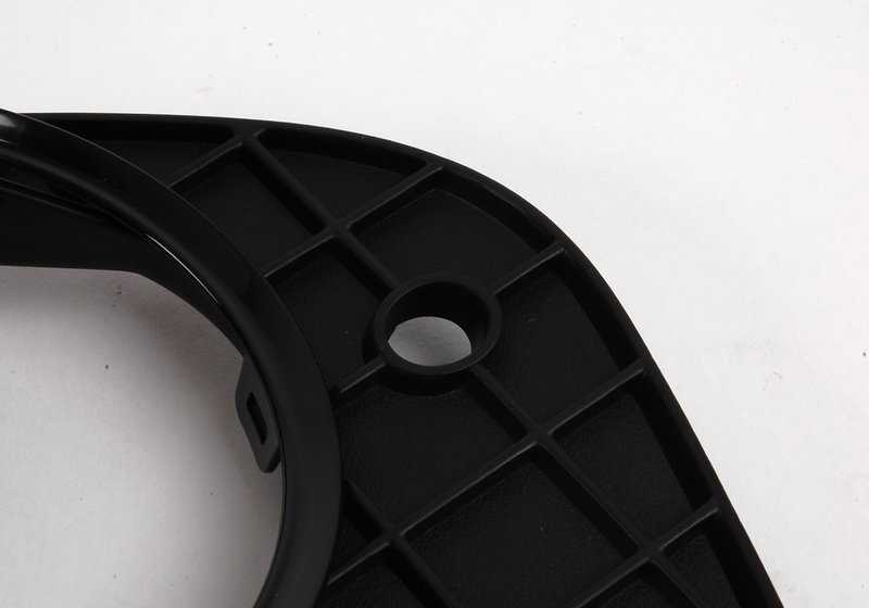 Rejilla lateral derecha OEM 51117147526 para BMW Serie 3 E46 (316Ci, 318Ci) en color negro. Original BMW.