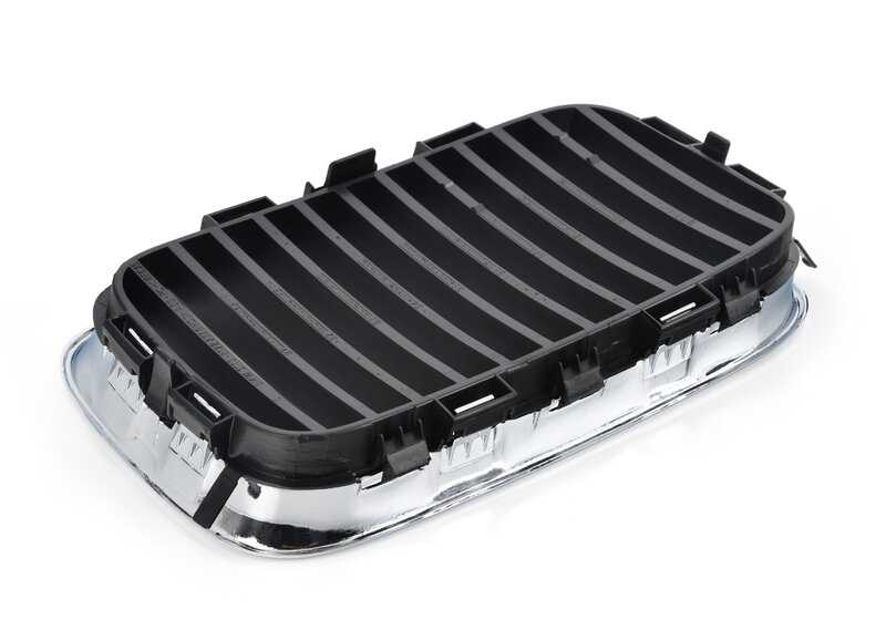 Rejilla de adorno izquierda OEM 51138122237 para BMW E36: 316g, 316i, 318i, 318is, 320i, 323i, 328i. Original BMW.