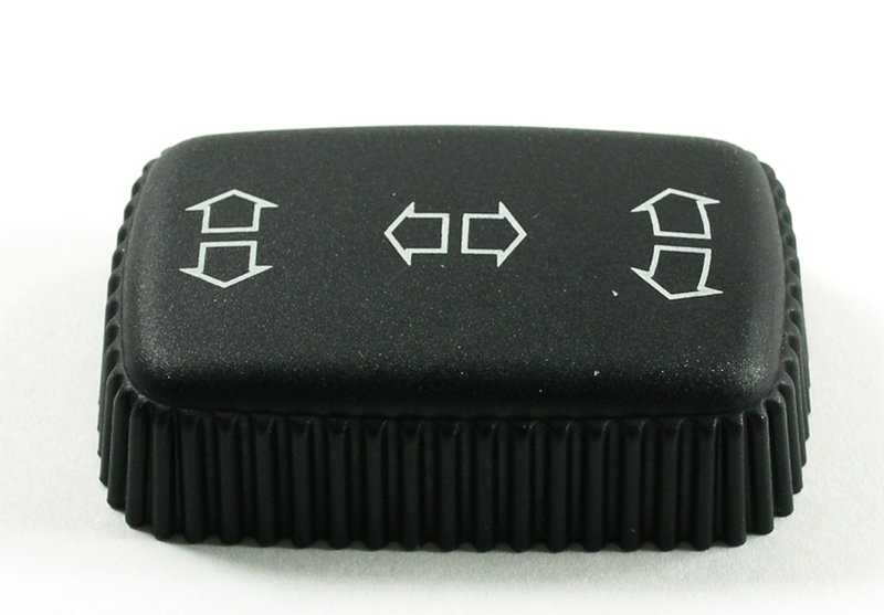 Botón ajuste asiento delantero OEM 61311379369 para BMW E36, E34, E39, E24, E32, E38, E31. Repuesto original BMW.