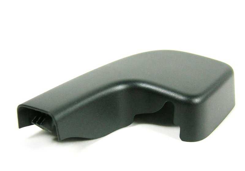 Tapa embellecedora brazo limpiaparabrisas OEM 61617138990 para BMW E90, E90N, E91, E91N, E92, E93. Original BMW.