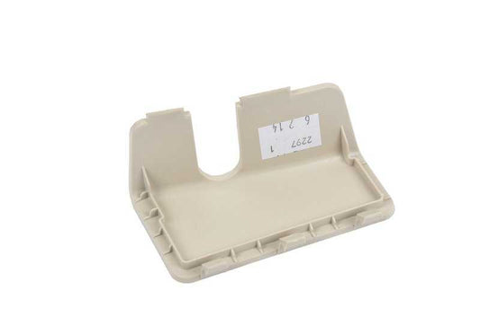 Tapa embellecedora derecha color marfil OEM 51477326440 para BMW X5 F15 (sDrive25d, xDrive25d, xDrive28i, xDrive30d). Compatible con modelos 2013-2018. Original BMW.