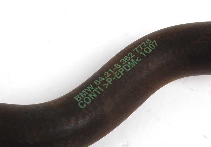 Tubo de calefacción OEM 64218362777 para BMW Z3 E36 (1995-2000). Original BMW.