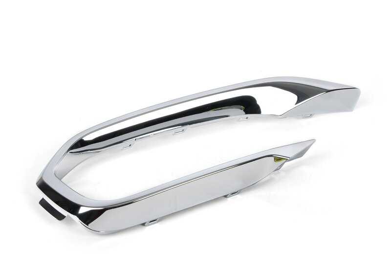 Moldura embellecedora Luxury Line izquierda OEM 51117432623 para BMW F32, F33, F36. Original BMW.