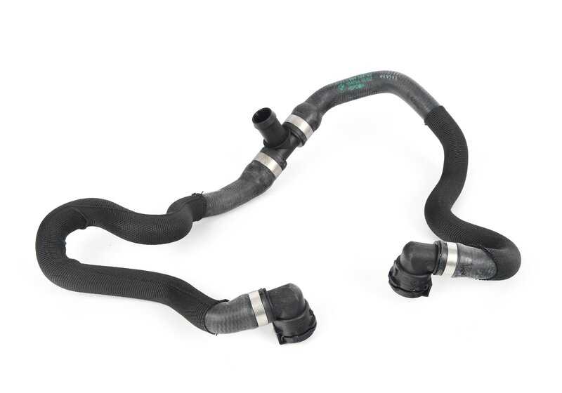Manguera de refrigeración OEM 17517566393 para BMW F01, F02 (760i, 760Li) con motor N74. Original BMW.