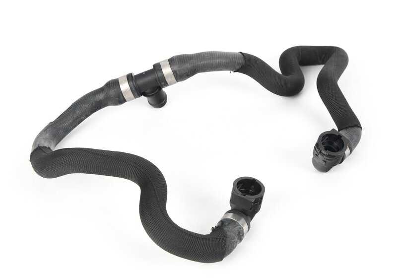 Manguera de refrigeración OEM 17517566393 para BMW F01, F02 (760i, 760Li) con motor N74. Original BMW.