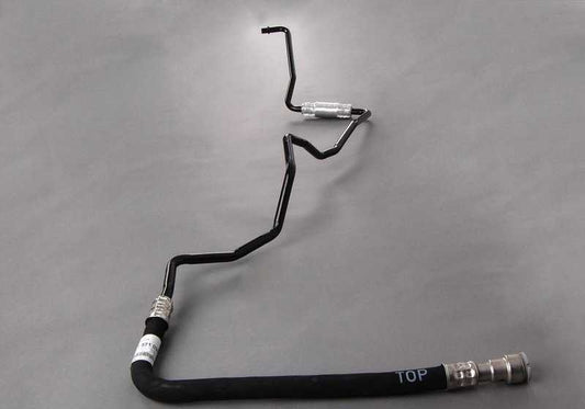 Tubo de aceite del cambio OEM 17227571038 para BMW E60, E60N, E61, E61N, E63, E63N, E64, E64N. Original BMW.