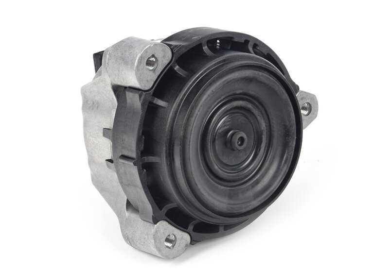 Soporte de motor izquierdo OEM 22116877659 para BMW G01, G02. Original BMW.