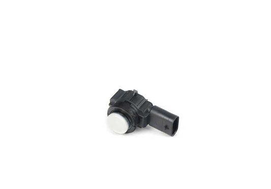 Sensor de aparcamiento ultrasónico blanco mineral OEM 66209261588 para BMW F30, F30N, F31, F31N, F34, F34N, F35, F35N, F80, F80N, F32, F32N, F33, F33N, F36, F36N, F82, F82N, F83, F83N. Original BMW.