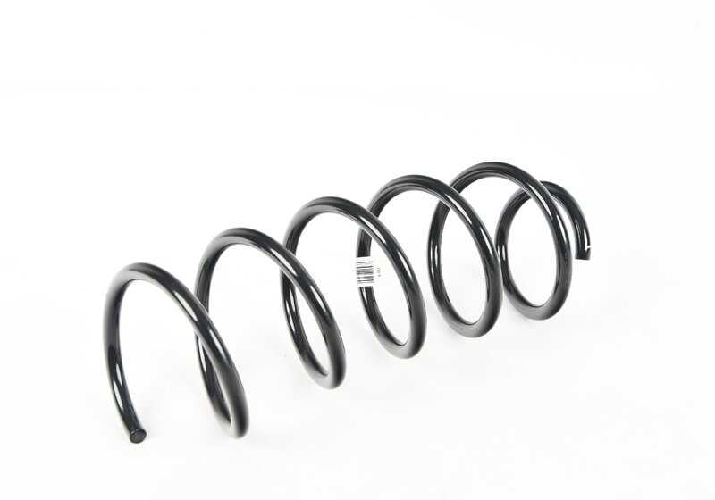 Muelle de suspensión delantero OEM 31336867118 para BMW Serie 3 (F30, F31) y Serie 4 (F32, F33, F36). Original BMW.