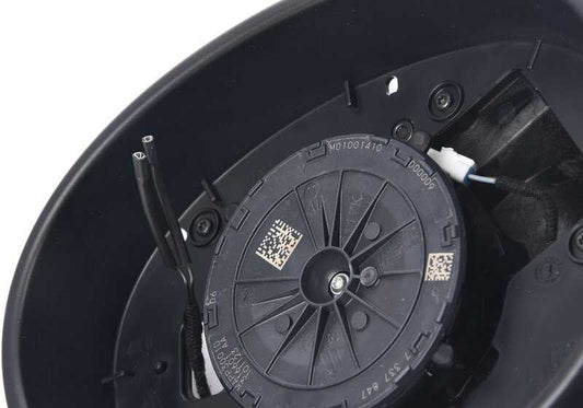 Retrovisor izquierdo sin cristal calefactado OEM 51167931901 para MINI Clubman F54 LCI (2018-2024). Original MINI.