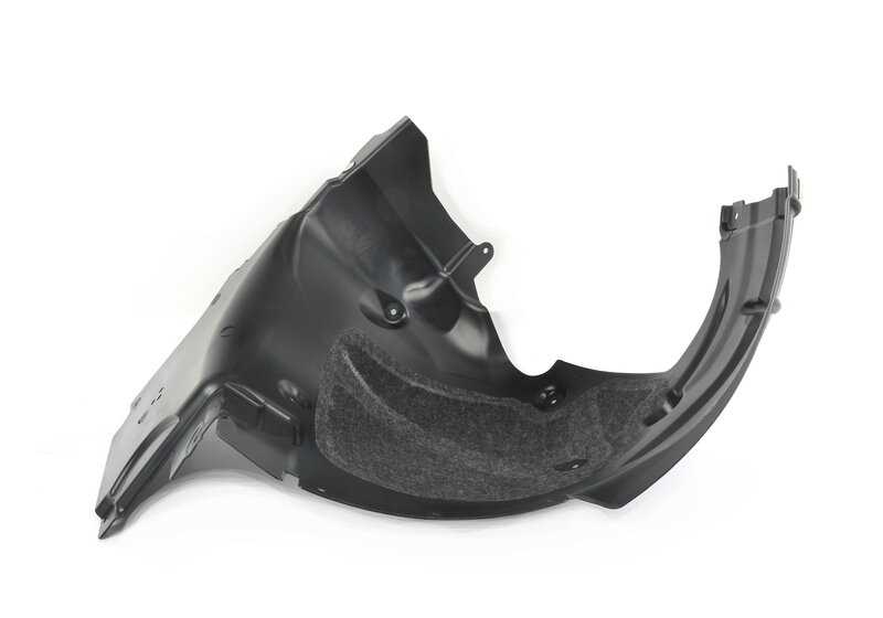 Cubrepaso de rueda delantero izquierdo OEM 51718493725 para BMW X5 E53. Original BMW.
