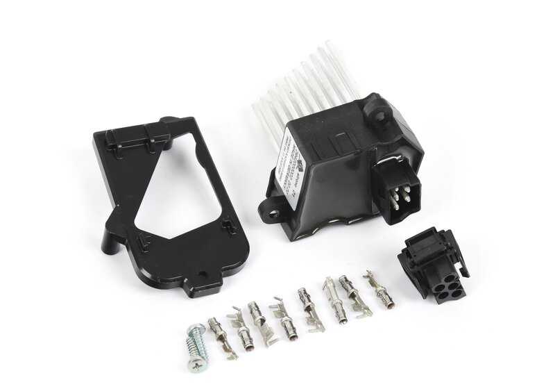Resistencia regulador ventilador calefacción OEM 64115A3F3B9 para BMW E85, E86. Original BMW.