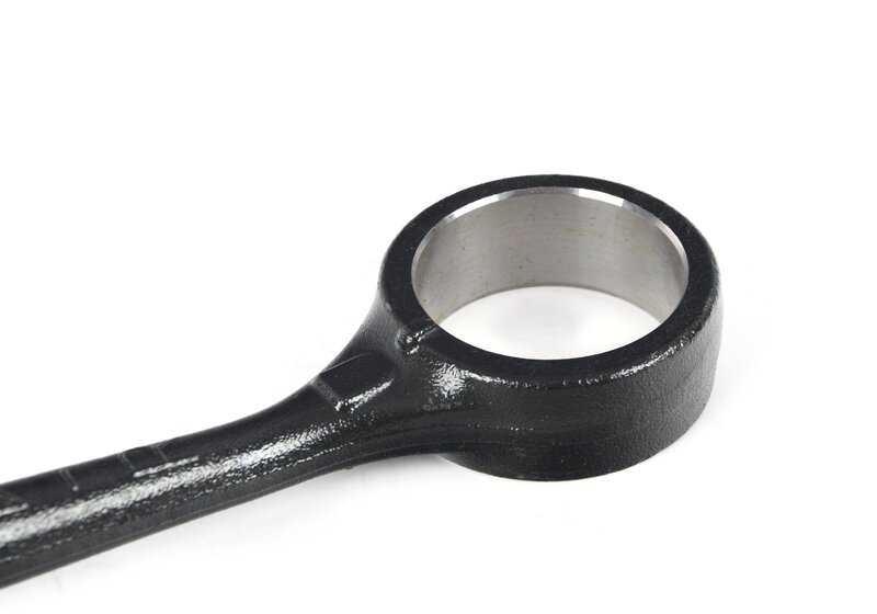 Pressure rod without rubber bearings right for BMW E28, E24 (OEM 31121132354). Original BMW.