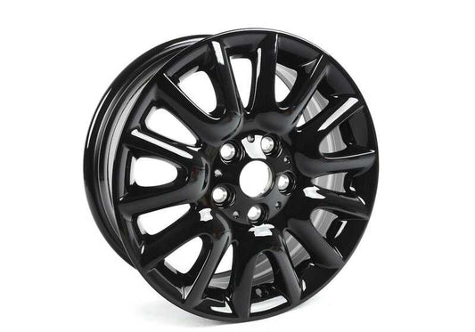Llanta de aluminio negra Victory Spoke 16" OEM 36116855106 para MINI F55, F56, F57, F56 BEV… y más. Original MINI.