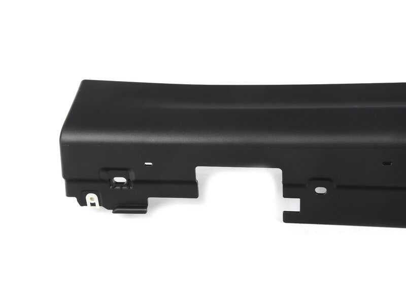 Cubrecarril izquierdo OEM 51775A3DE51 para MINI F56 (todos los modelos: Cooper, Cooper S, Cooper D, One). Pieza exterior original MINI.